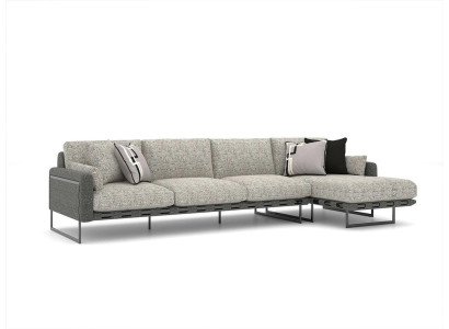Luxury Sofa L-shape Designer Upholstered furniture Living room Gray Corner sofa new Furniture