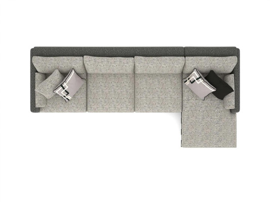 Luxury Sofa L-shape Designer Upholstered furniture Living room Gray Corner sofa new Furniture