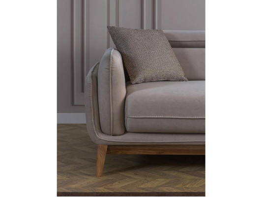 Living room Furnishings Designer Gray Corner sofa L-shape Sofa Couch Upholstered furniture