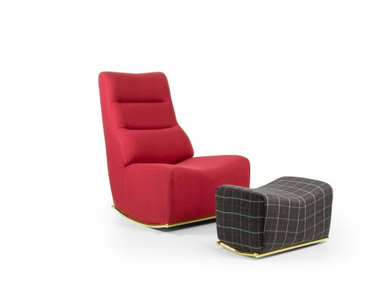 Living room Set 2-piece Armchair with Stool seating furniture Modern Furnishings