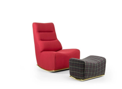 Living room Set 2-piece Armchair with Stool seating furniture Modern Furnishings