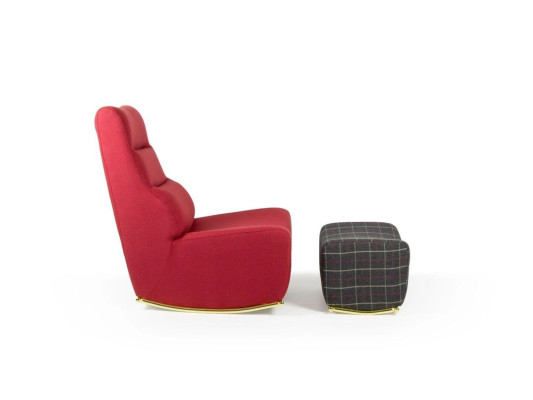 Living room Set 2-piece Armchair with Stool seating furniture Modern Furnishings