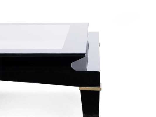 Black Coffee table Living room Luxury Design Furniture Coffee table Table new