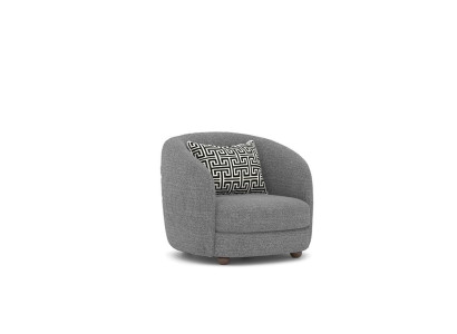 Gray Armchair Designer Seat Furniture Upholstered furniture Living room new Seat Furnishings