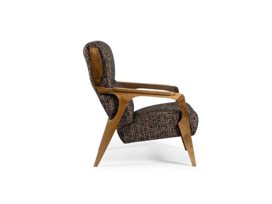 Luxury Armchair Seater Living room Seat Fabric Polyester Style Modern Design new