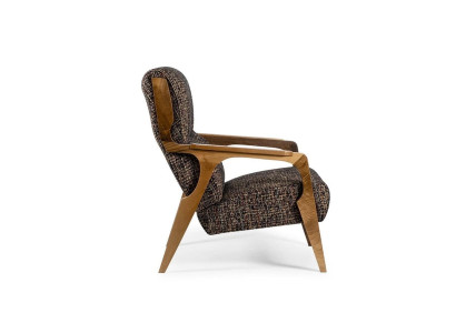 Luxury Armchair Seater Living room Seat Fabric Polyester Style Modern Design new