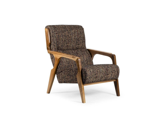 Luxury Armchair Seater Living room Seat Fabric Polyester Style Modern Design new