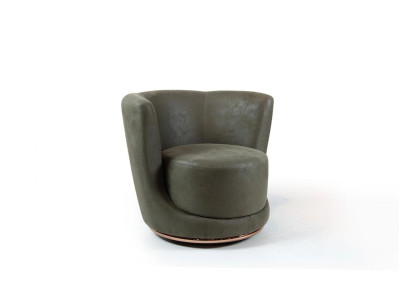 Modern Armchair Gray Upholstered furniture Living room Design Couch Upholstery Seat