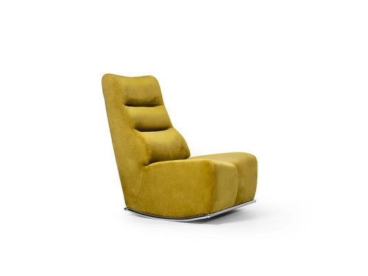 Living room Yellow Armchair Seat Furniture new Furnishings Designer Seat Textile