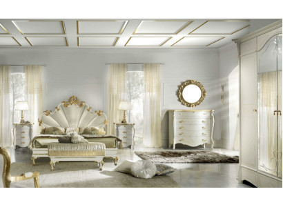 Classic s Bed Baroque Rococo Hotel Beds Upholstered bed Double bed Italy Furniture
