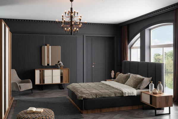 Real wood Beds Wooden bed Double bed handmade Real wood Bed new Upholstered bed