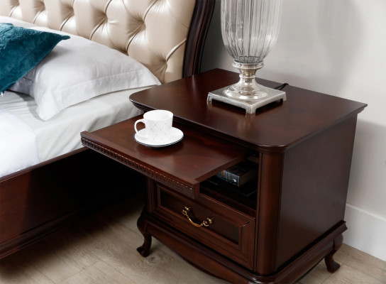 Hotel Bedside table Bedroom Serving Drawer Consoles Table Wood