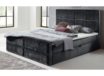 Boxspring Bed Leather Bed 200x200cm Hotel Double bed Luxury Beds Modern new