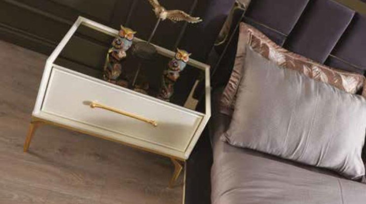 White Design Bedside table Console Side tables Bedroom Wood Luxury Consoles
