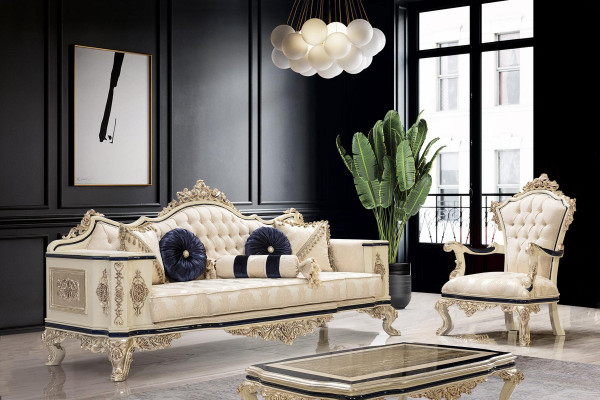 Sofa set 3+1 Seater Set Design Sofa Upholstery Couches Couch Classic Luxury new