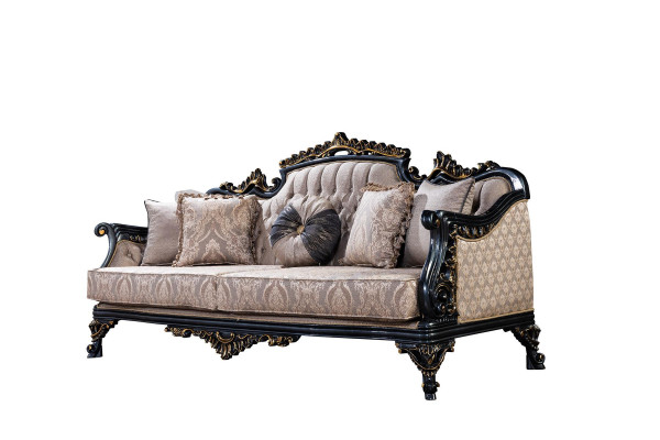 Sofa 3 Seater Chesterfield Three Seater Sofas Luxury Living room Baroque Style Couch