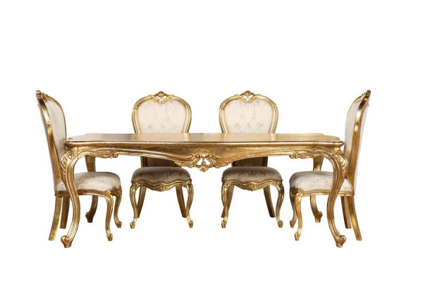 Dining room Suite Set Table 6x Chairs Sideboard Mirror Dining set 9pcs