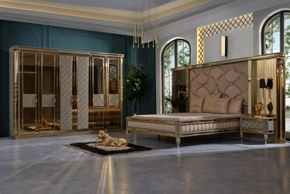 Luxurious bedroom set for sophisticated comfort