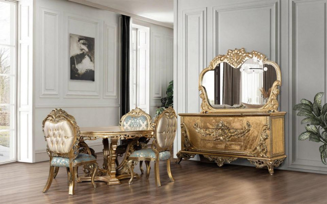 Complete Set Dining table + 4 Chairs Dining room Suite Ess Group Table Tables 5 pieces