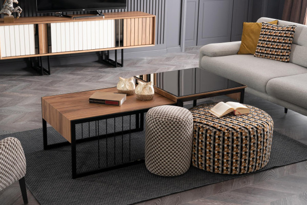 Coffee table Coffee table Living room White Luxury Coffee tables Design wooden tables