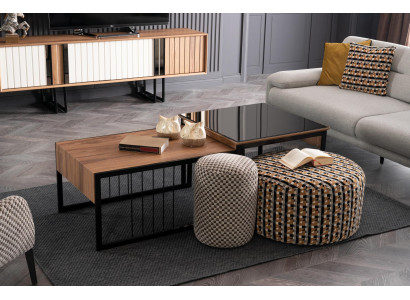 Coffee table Coffee table Living room White Luxury Coffee tables Design wooden tables