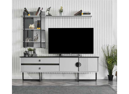 tv Wardrobe Wall unit Furniture Living room Chest of drawers luxury sideboard Wood TV cabinet