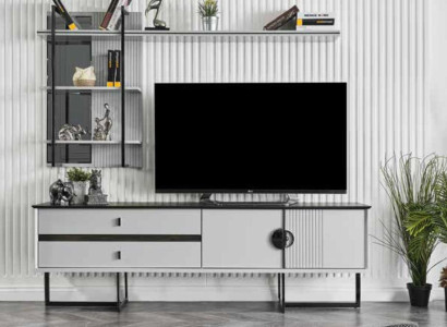 tv Wardrobe Wall unit Furniture Living room Chest of drawers luxury sideboard Wood TV cabinet