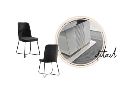 Designer Dining Room Chair Set Metal Armchair 1 Chair Lounge Club Hotel Furniture