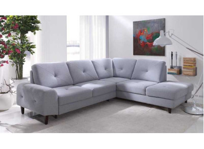 Corner sofa Living landscape Fabric Textile Sofa Corner sofa Couch Corner Upholstery Suite