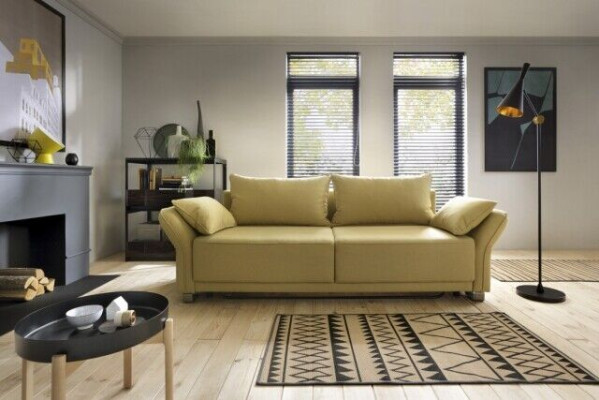 Sofa bed Sofa bed Bed function 4 Seater Office Living room Couch Sofa Upholstery