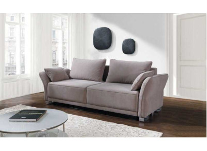 3 Seat Sofa Couch Textile Upholstery Fabric Suite Sofa bed Bed function new