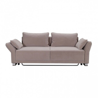 3 Seat Sofa Couch Textile Upholstery Fabric Suite Sofa bed Bed function new