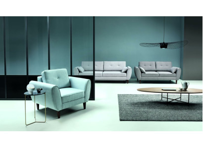Design Sofa 2 Seater Furniture Upholstery Textile Sofas Couchs Living landscape new