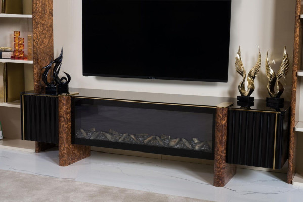 Wall units tv wall wood modern style shelf living room furniture wardrobe TV cabinet stand