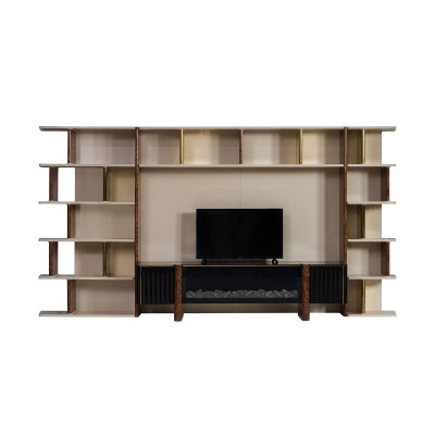 Wall units tv wall wood modern style shelf living room furniture wardrobe TV cabinet stand