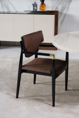 Dining room set Modern Dining table + 4x Chairs Table Wood upholstered chair 5 pieces. new