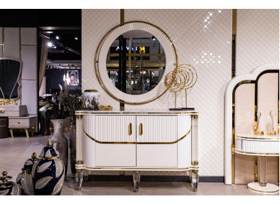 Chest of drawers Mirror Wood Furniture Sideboard Chest of drawers Wardrobe Luxury Furniture Wood new