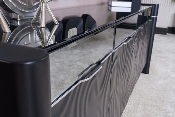 Sideboard 3x Mirror Sideboard Luxury Suite Chest of drawers Wood Chests of drawers Modern
