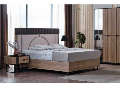 Bedroom Set Luxury Complete's Bed +2x Bedside tables 3-piece. Modern set new