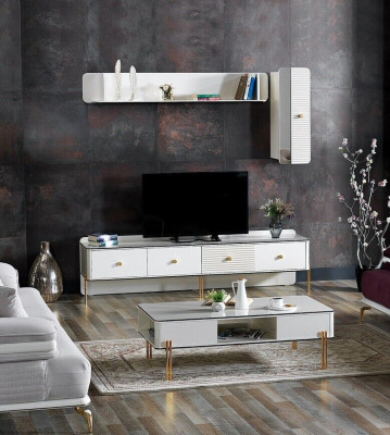 Modern TV-cabinet Shelf Sideboard TV-cabinet Chest of drawers Lowboard TV Stand Wardrobe Furniture
