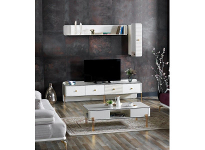 Modern TV-cabinet Shelf Sideboard TV-cabinet Chest of drawers Lowboard TV Stand Wardrobe Furniture