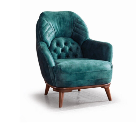 1 Seater Modern Relax Armchair Chesterfield Modern Style Luxury new Living room Armchair