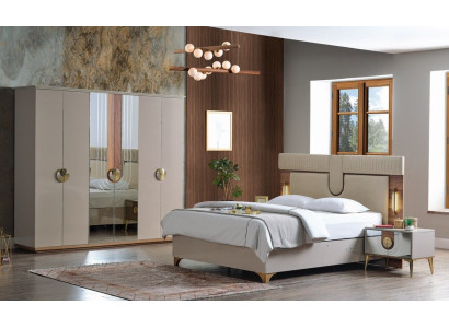 Bedroom Set Luxury Complete's Bed 2x Bedside tables Wardrobe 4pcs new