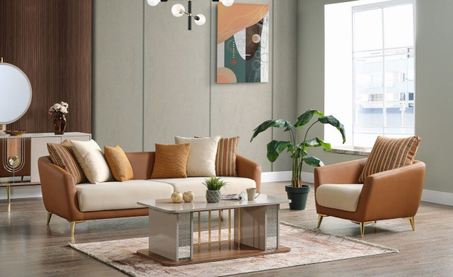 Luxury Sofa set Set Living room Sofa set Sofa set 3+1+Coffee table Modern new