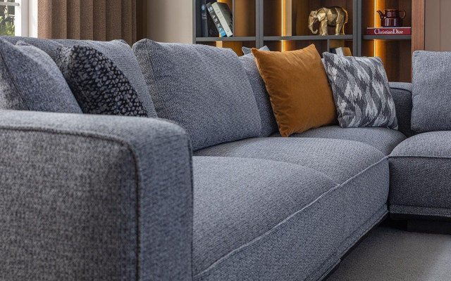 Living landscape Corner sofa L-shape Couch Seat Upholstery Sofa Luxury Furniture Sofas modern