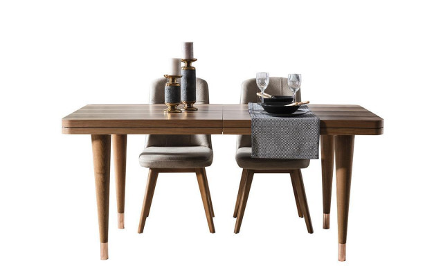 Luxury Dining room Set Dining table + 6x Chairs + Sideboard with Mirror Modern Complete new