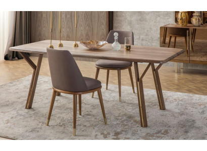 Suite Dining room Chair Set 6x Chairs + Dining table Luxury Furniture Group Dining set