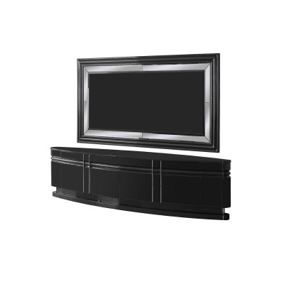 Wohnwand Wall Wood Modern Style Shelf Living room Furniture Wardrobe new TV-cabinet with TV Frame