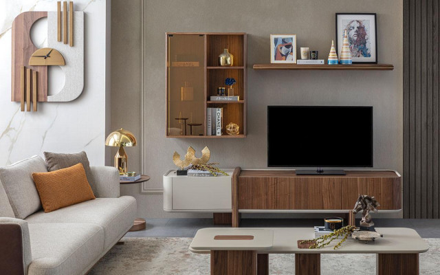 Wall unit Designer Living room furniture wall cabinet new Wall Shelf