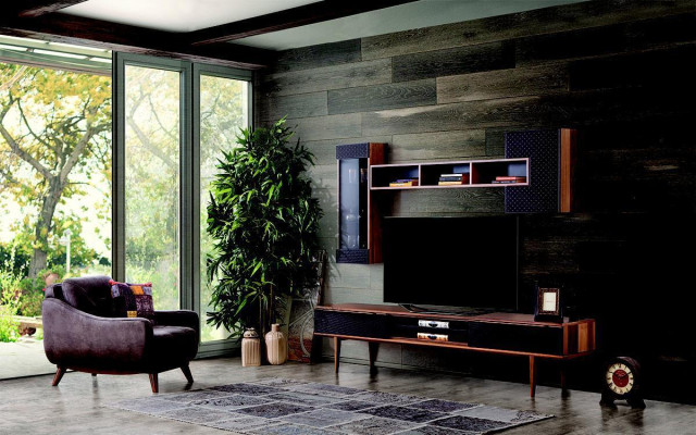 Luxury Wall unit TV cabinet Lowboard tv stand Living room Furniture wall cabinets